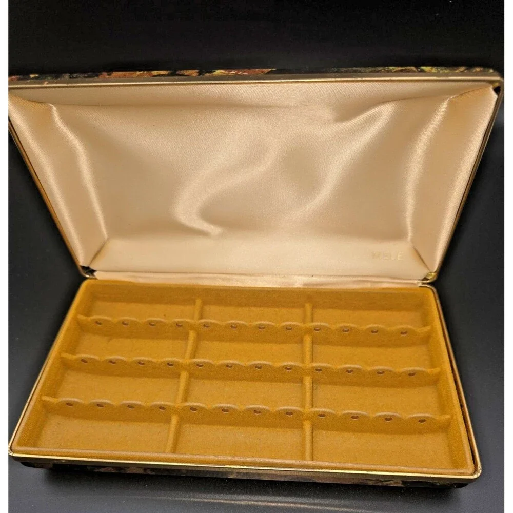 1970s Mele Mid Century Modern Jewelry Box